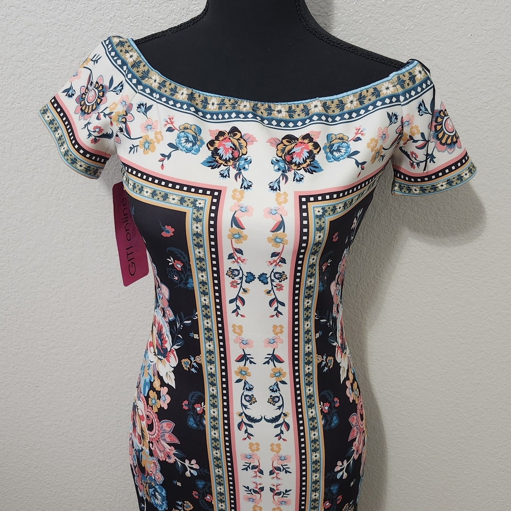 Floral Off-Shoulder Dress